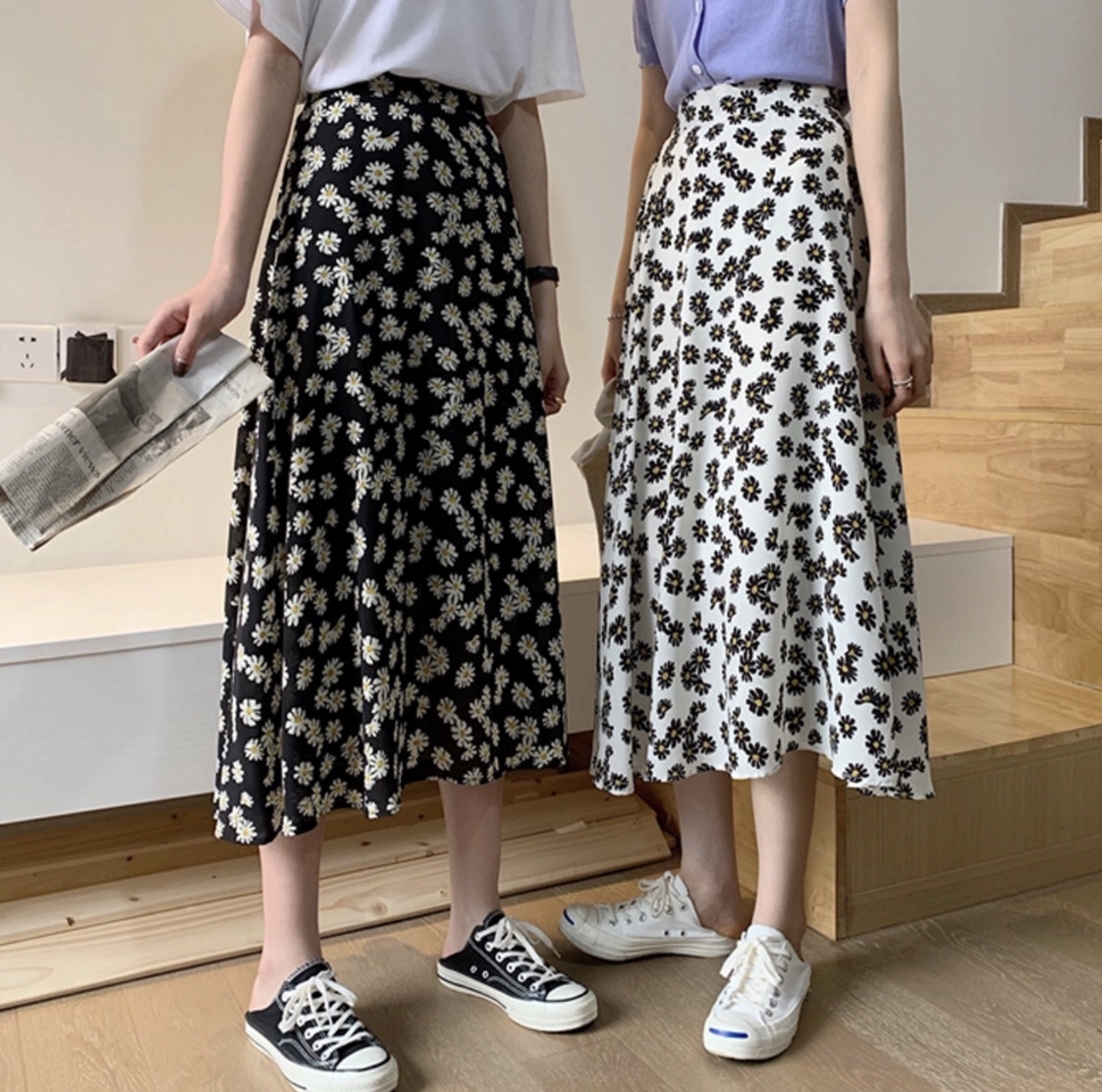 雪纺纱．长裙·松紧腰·大小均码·年龄跨度大·适合18-60岁人群．详情图9