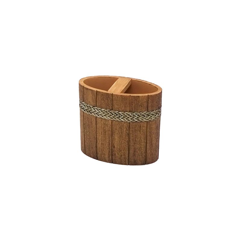 Wood Grid Resin Bathroom Toiletries 4-Piece Bathroom Toiletries Lotion Bottle Mouthwash Cup Toothbrush Holder Soap Box Specification drawing
