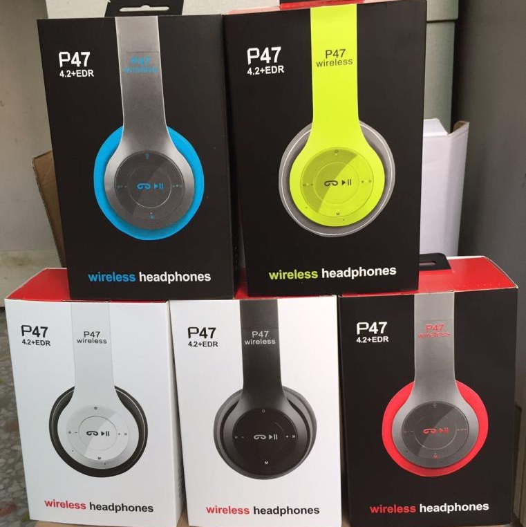 P47 Bluetooth headset, plug - in radio headset, full set of accessories thumbnail