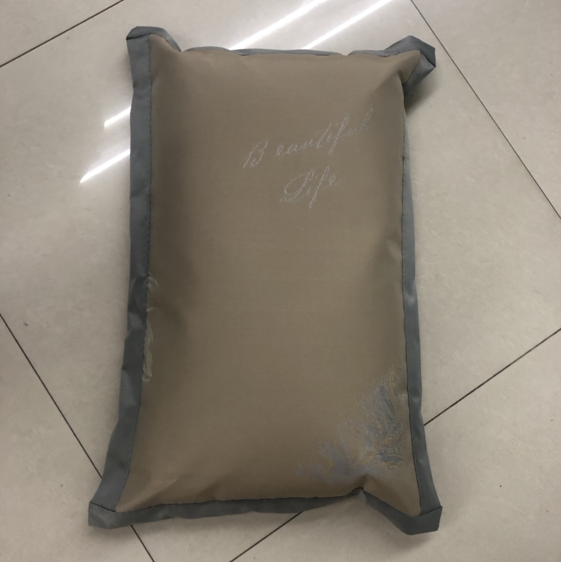 Cool ice silk bag buckwheat pillow for children and adults details Picture