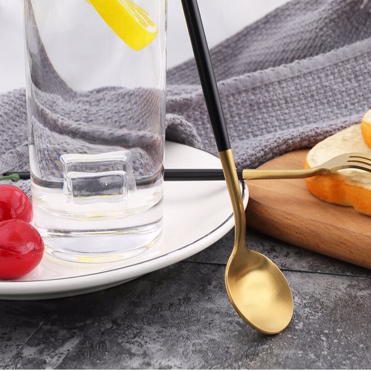 European-style grape-style Western food knife, fork, steak knife, fork, spoon, 304 stainless steel Western tableware, Instagram popular knife, fork and plate set Item Picture