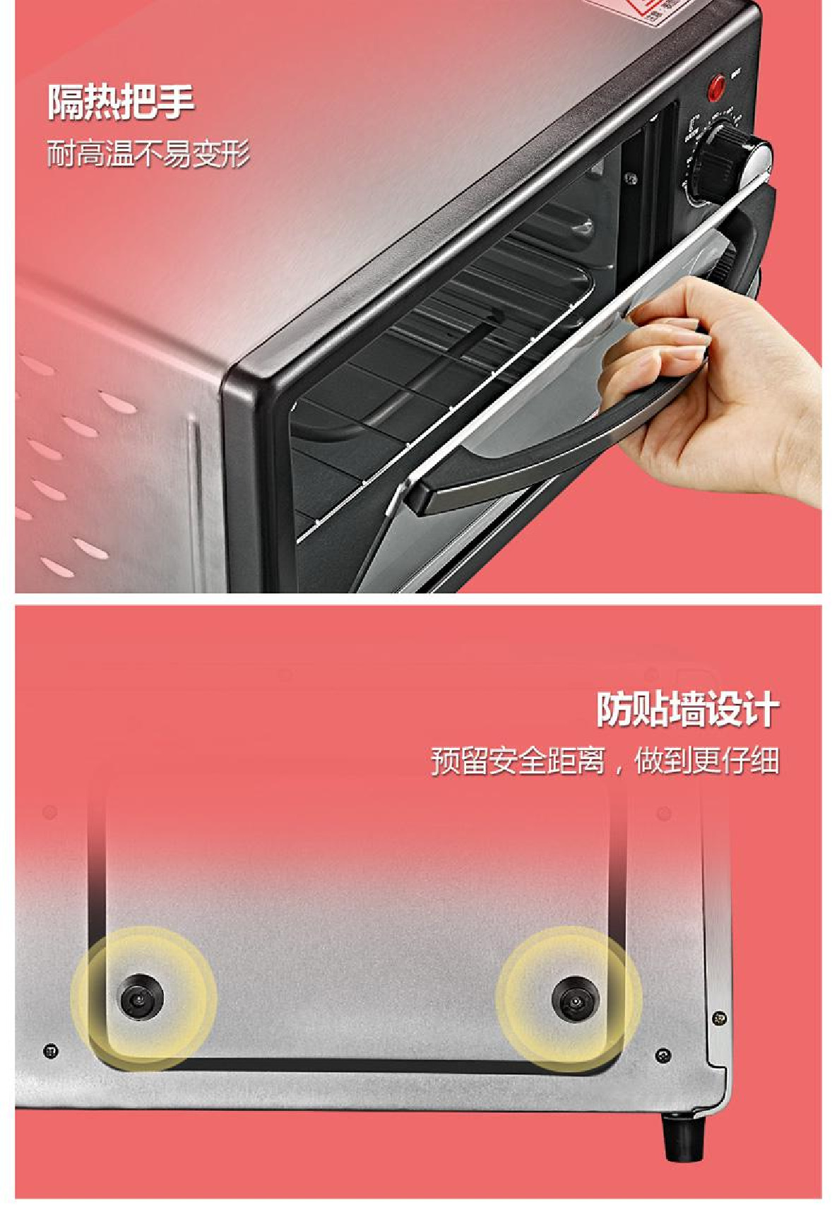 12L mini multi-functional fully automatic household baking oven, household baking machine, small oven pic 8