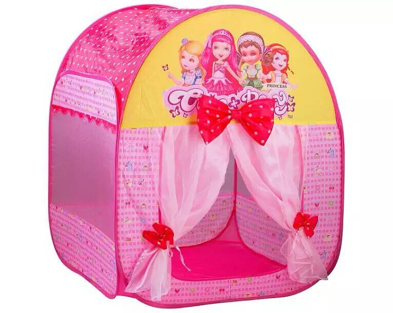Children princess tent, product size 75X75X91cm, cloth printing environmental protection. thumbnail