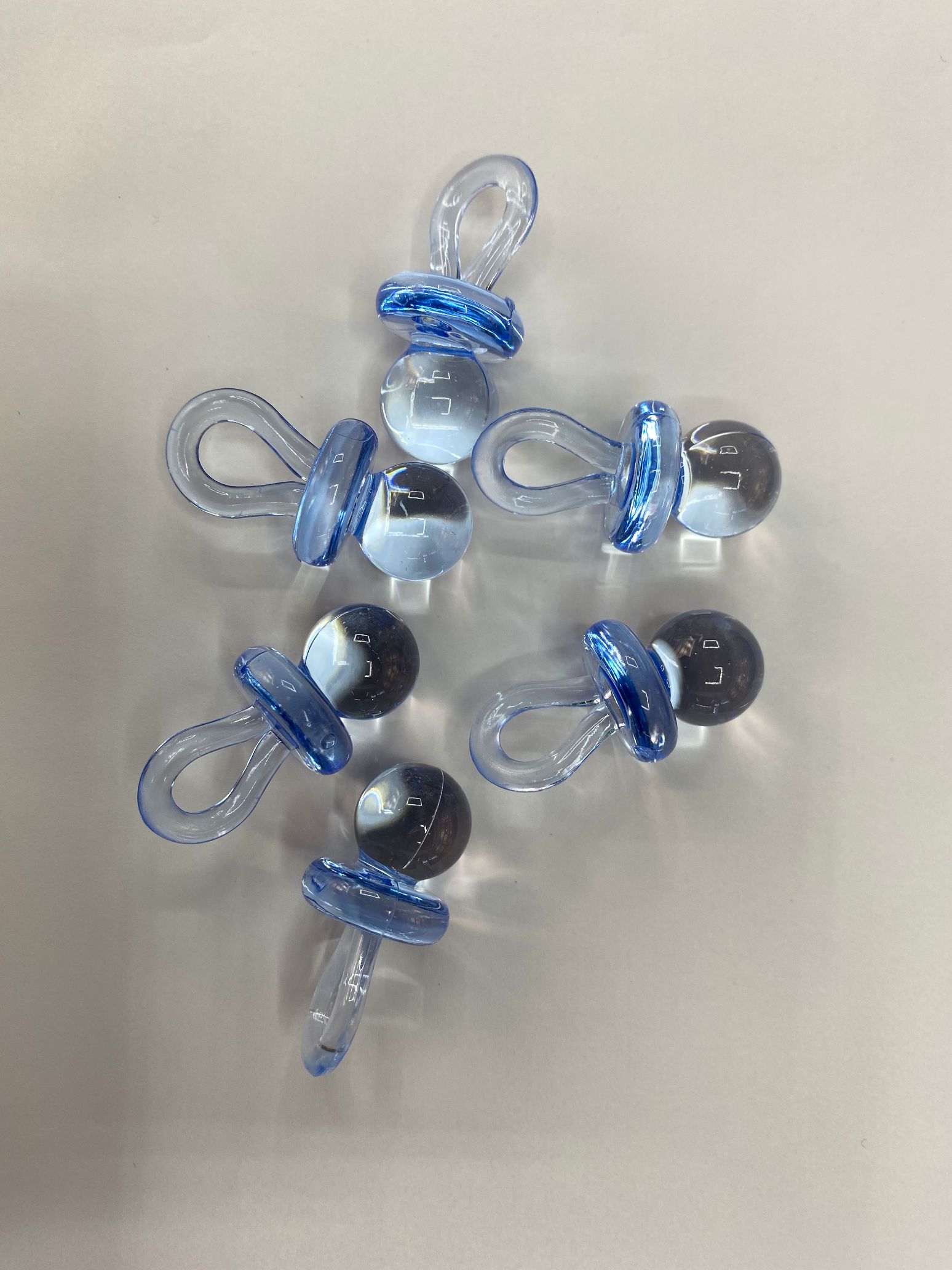 DIY饰品配件 彩色透明亚克力塑料奶嘴吊坠挂件挂饰1图