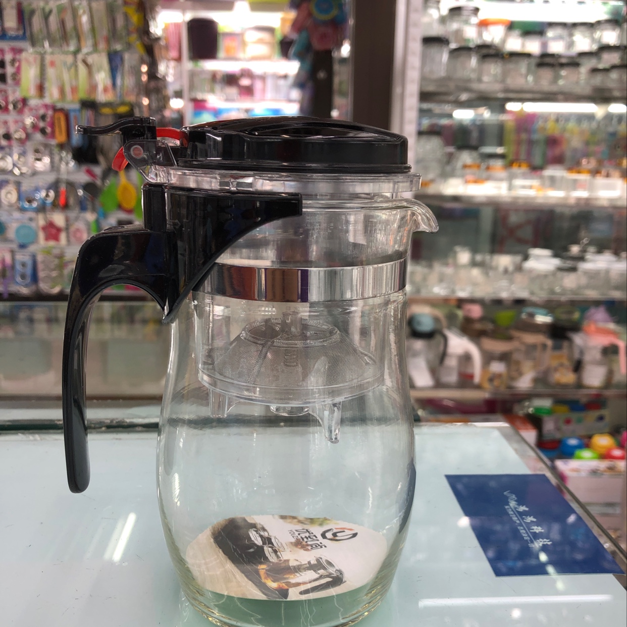 Glass teapot