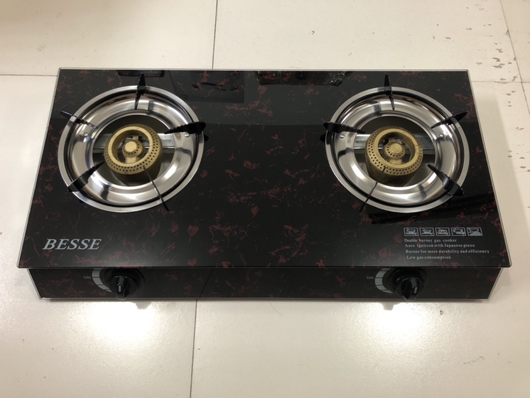 Table glass panel beehive gas cooker