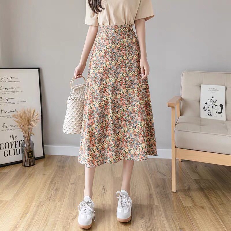 雪纺纱．长裙·松紧腰·大小均码·年龄跨度大·适合18-60岁人群．