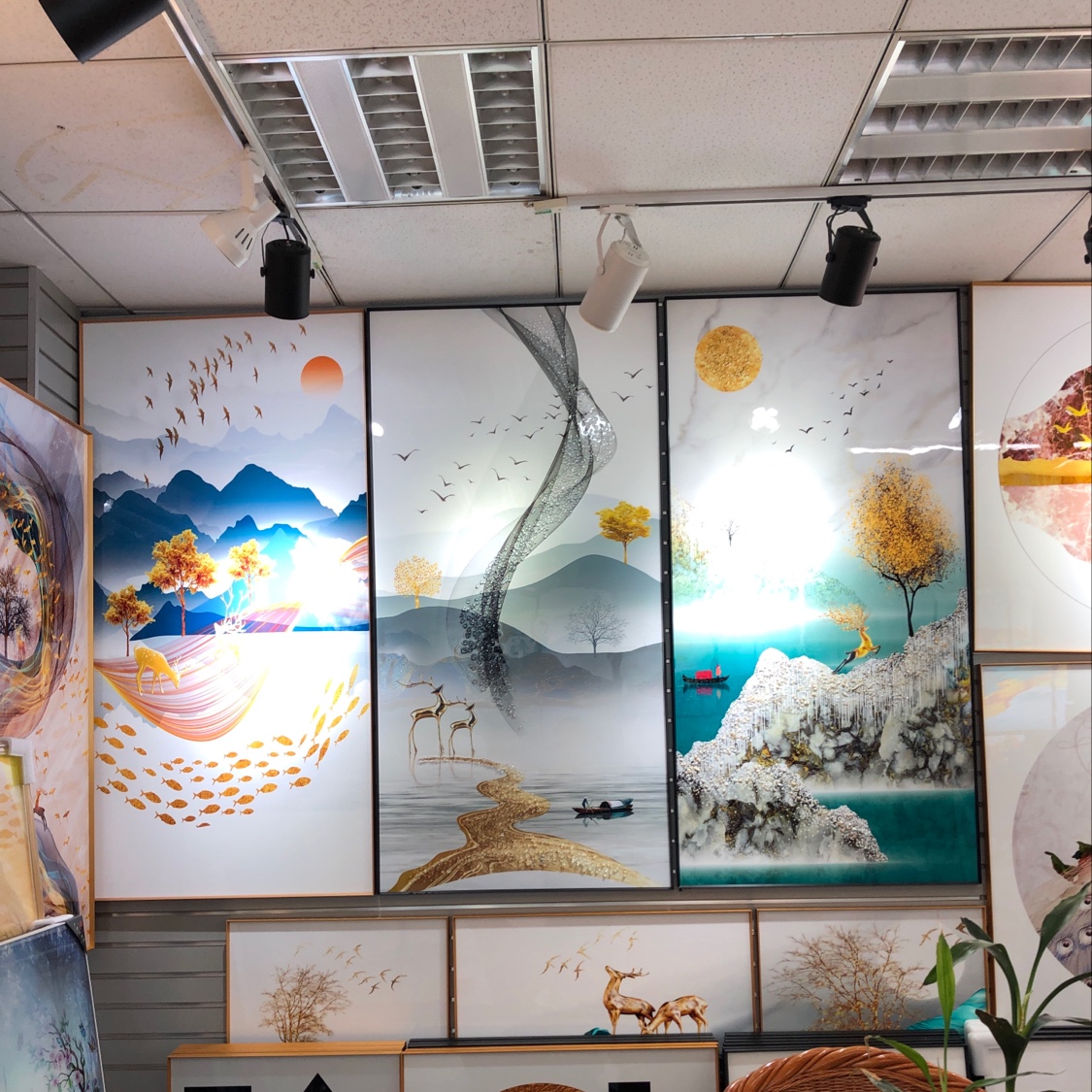 Li Fan Painting Industry ~ aluminum alloy frame porch crystal porcelain crystal shell thumbnail