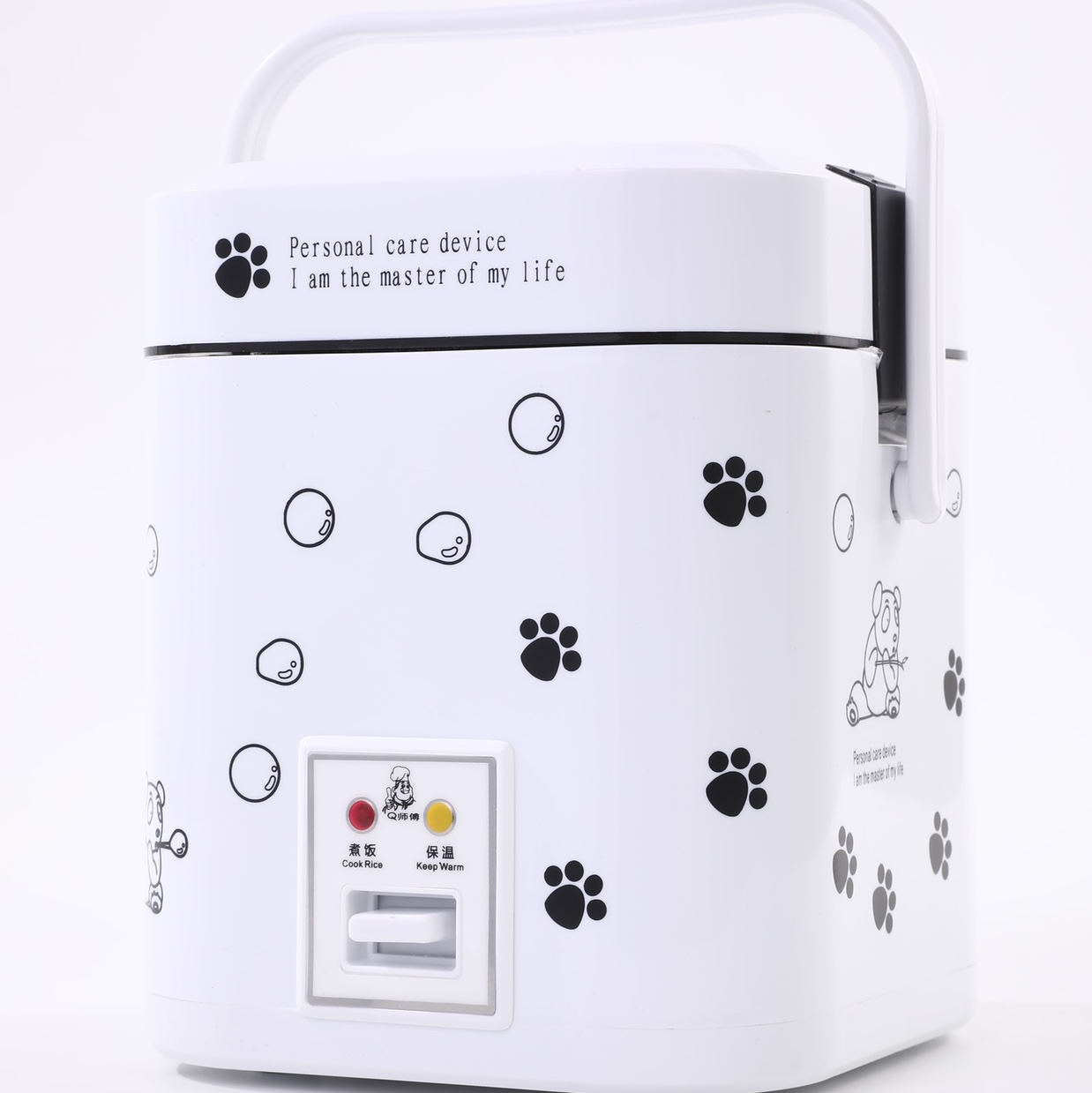 Mini, portable, insulated, single-person rice cooker for office and student dormitories details Picture