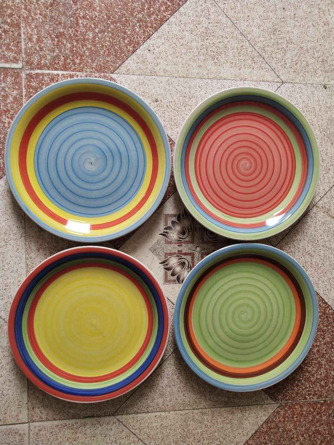 Gift-wrapped ceramic tableware set