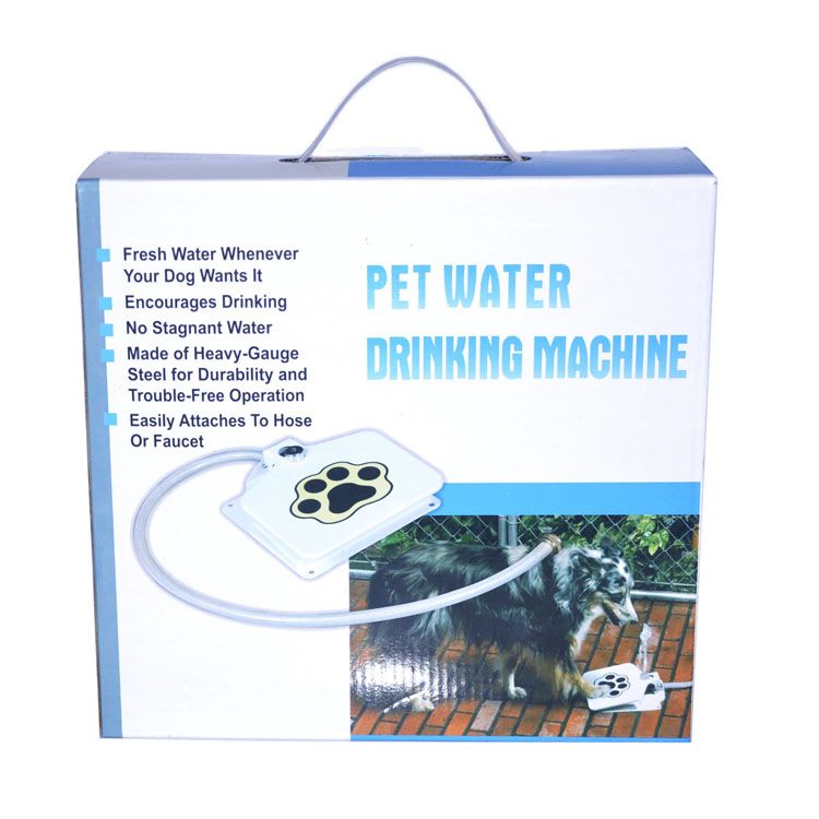 Novelty pet products pet automatic water fountain dog treadle water machine dog dog water feeder undefined