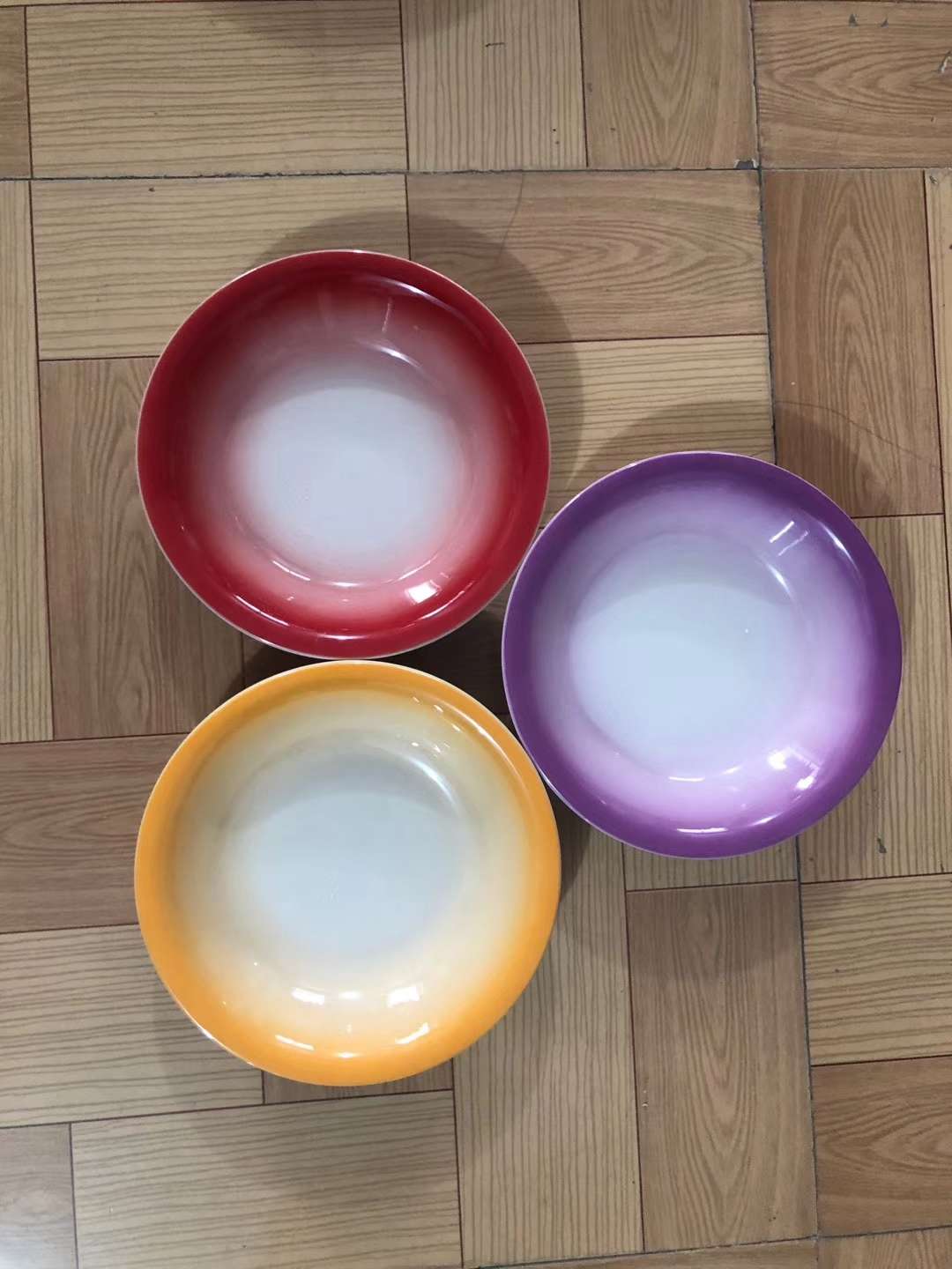 Vintage Ceramic Plates Displayed as Family Heirlooms