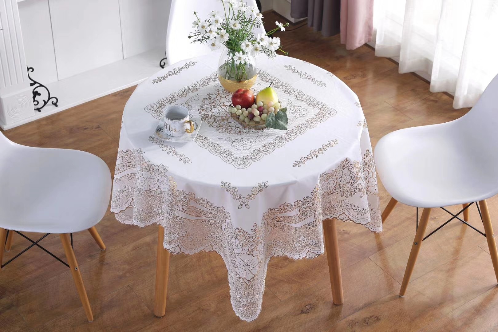 餐桌布艺/台布/桌布实物图