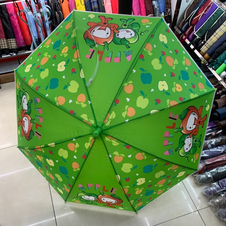 Children's Umbrella Children's Umbrella Girl Toddler Round Boy Baby Child Primary School Princess Portable Creative Easy Retractable Long Handle Umbrella details Picture