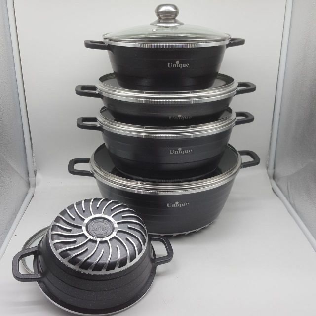 10-piece set of energy-saving bottom aluminum pot details Picture