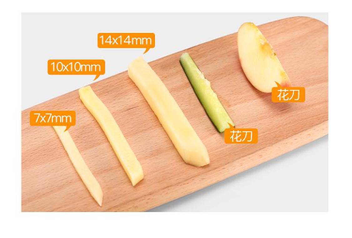 Stainless steel French fries cutter, potato cutter and fruit and vegetable cutter detail image 3