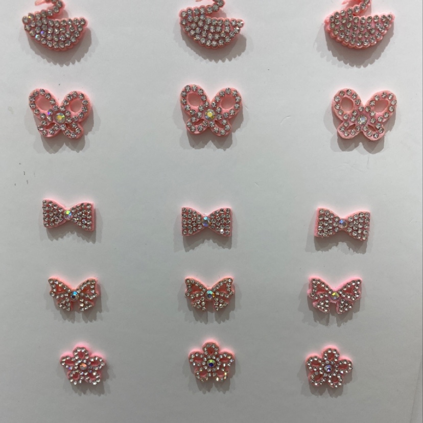 Water Diamond series ultrasonic embossed patch diy hair accessory semi-finished Water Diamond Series Ultrasonic embossed Patch diy Hair accessory semi-finished Water Diamond Series Ultrasonic embossed Patch diy Hair