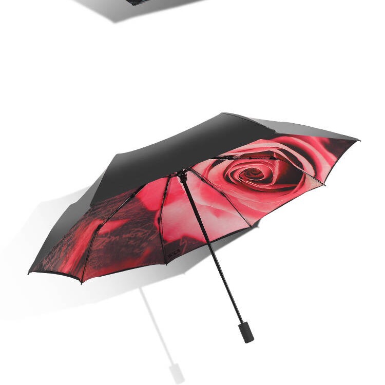 太阳伞女防紫外折叠抗风晴雨两用遮阳防晒雨伞。详情图7