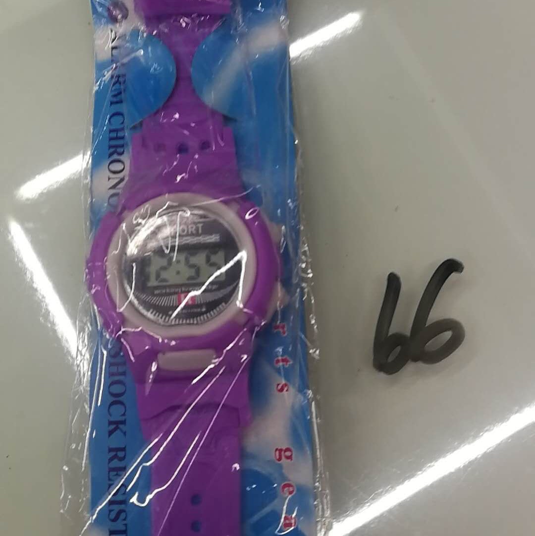 厂家直销儿童塑料玩具精制时尚手表（6种颜色）详情图1