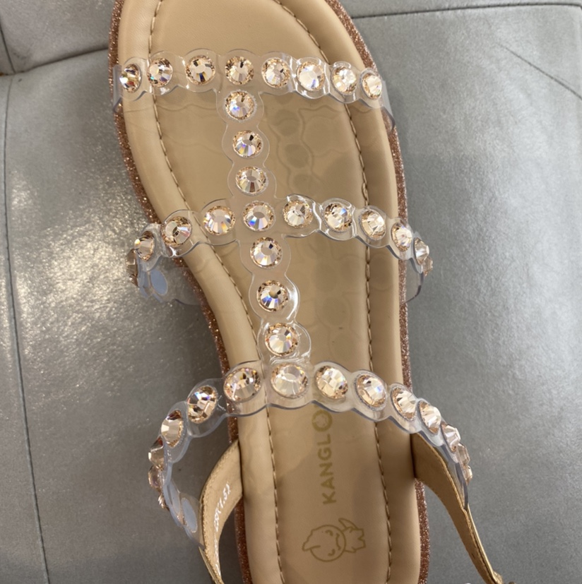 Ss40 Imitation White Tpu Sandals Special Crystal Ironing Diamond Specification drawing