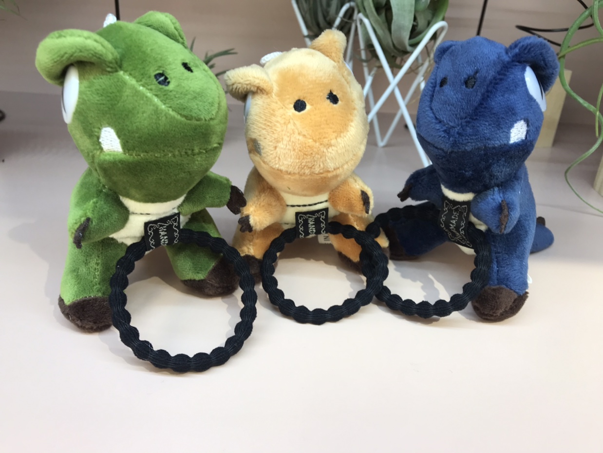 爆款暴龙恐龙皮筋五色豆豆皮筋