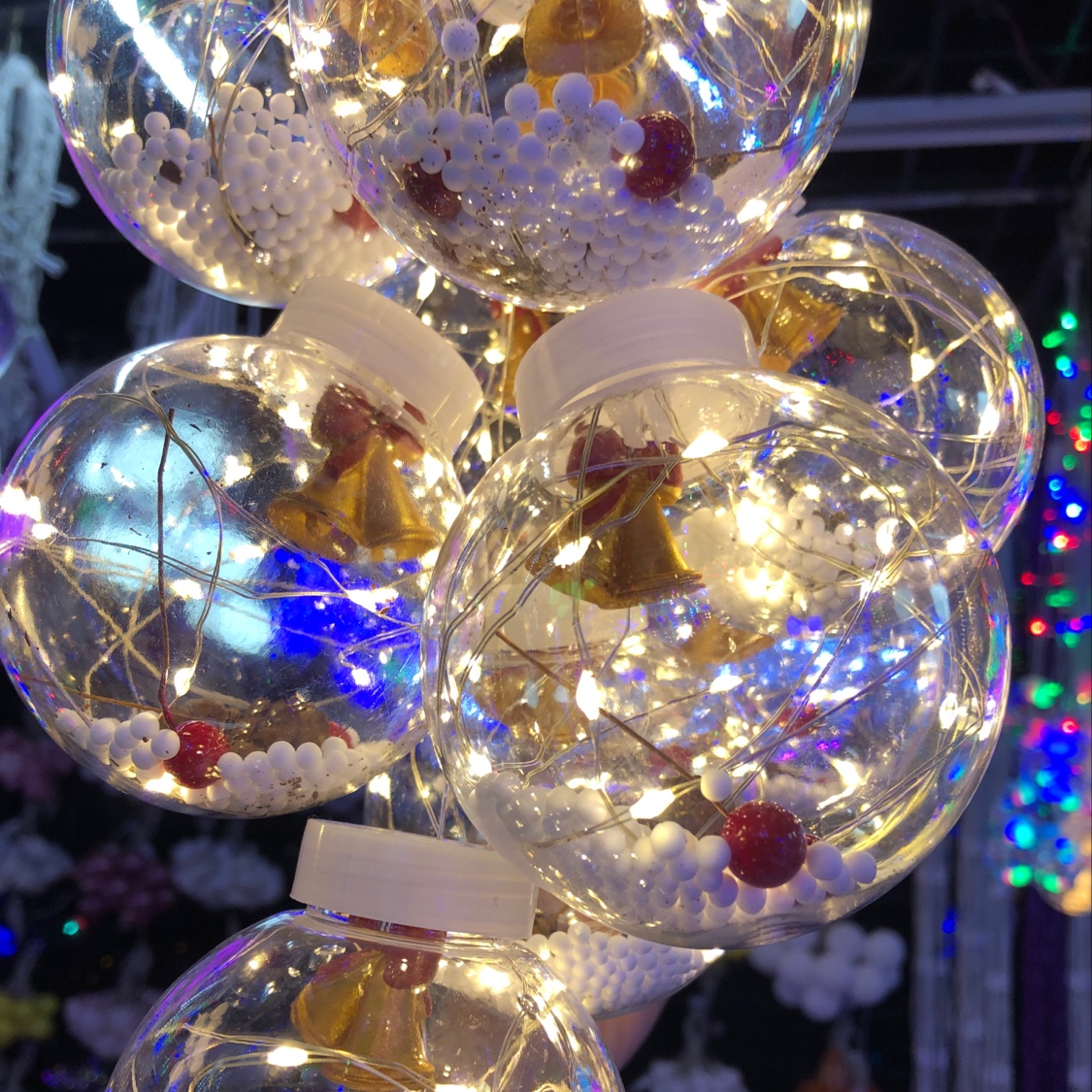 圣诞灯 球挂灯 圆球挂灯 房间装饰灯产品图