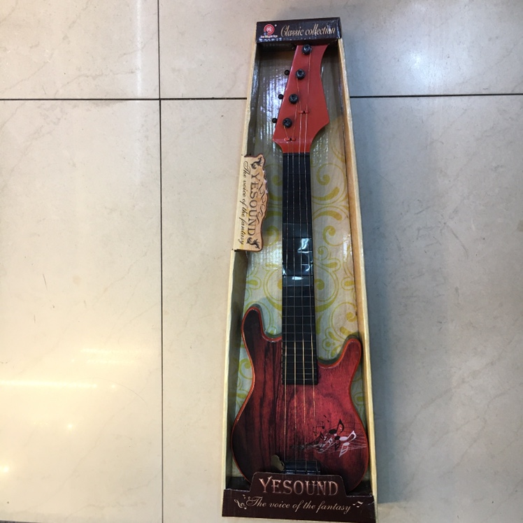 🎸 仿真儿童四弦小吉他玩具益智早教乐器可弹奏厂家批发