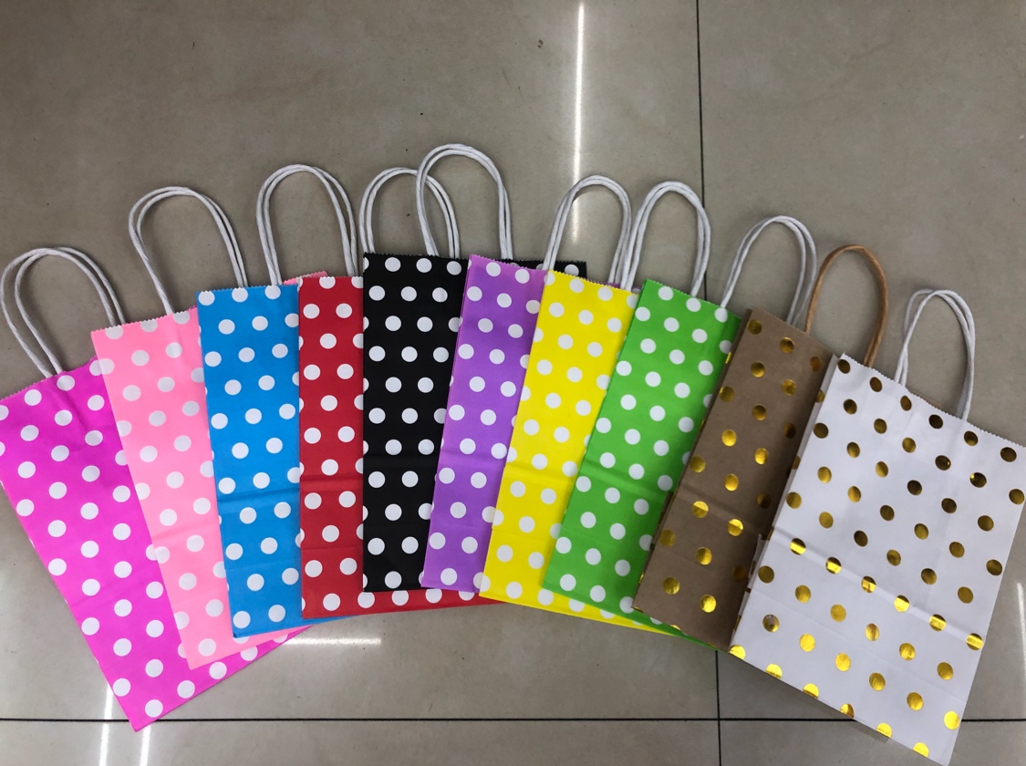 Kraft paper bag 15 colors 5 sizes thumbnail