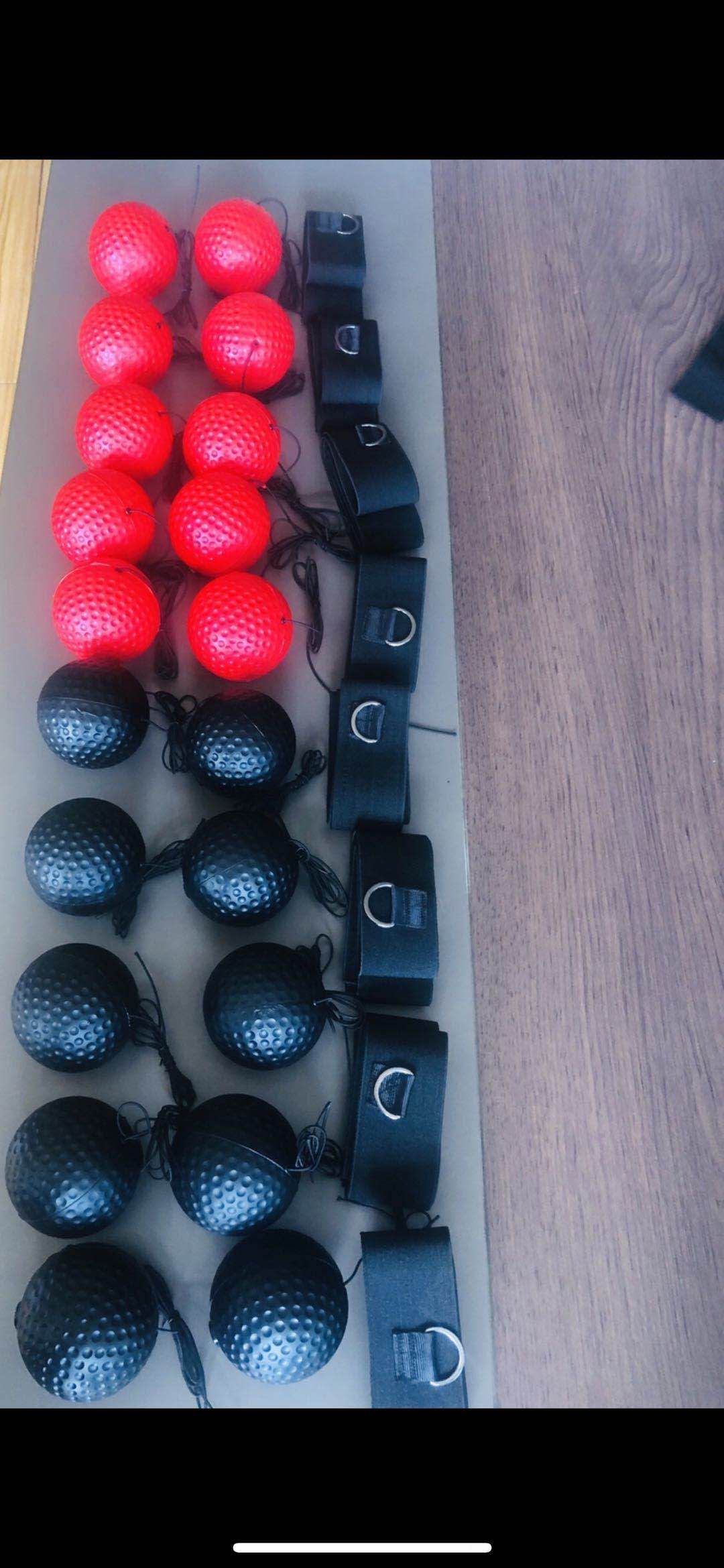 拳击速度球海绵喷漆玩具球产品图