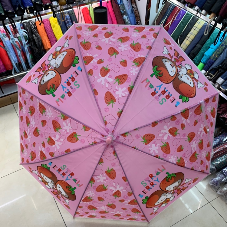Children's Umbrella Children's Umbrella Girl Toddler Round Boy Baby Child Primary School Princess Portable Creative Easy Retractable Long Handle Umbrella Application Scenario