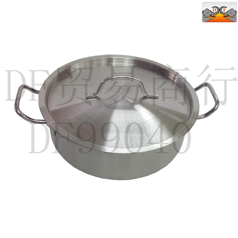 DF99040 stainless steel bottom extra thick sanding hotpot Kitchen Hotel SUPPLIES DF Trading House thumbnail