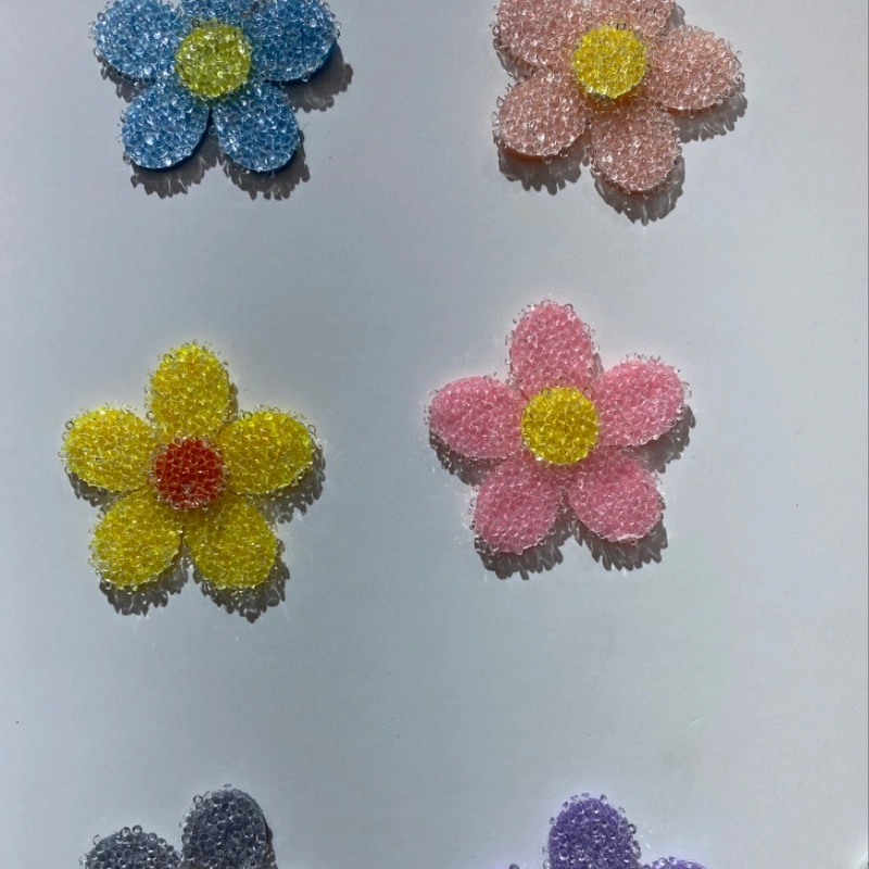 Diamond Five Star Ultrasonic Embossed Patch Diy Hair Accessories Semi-Finished