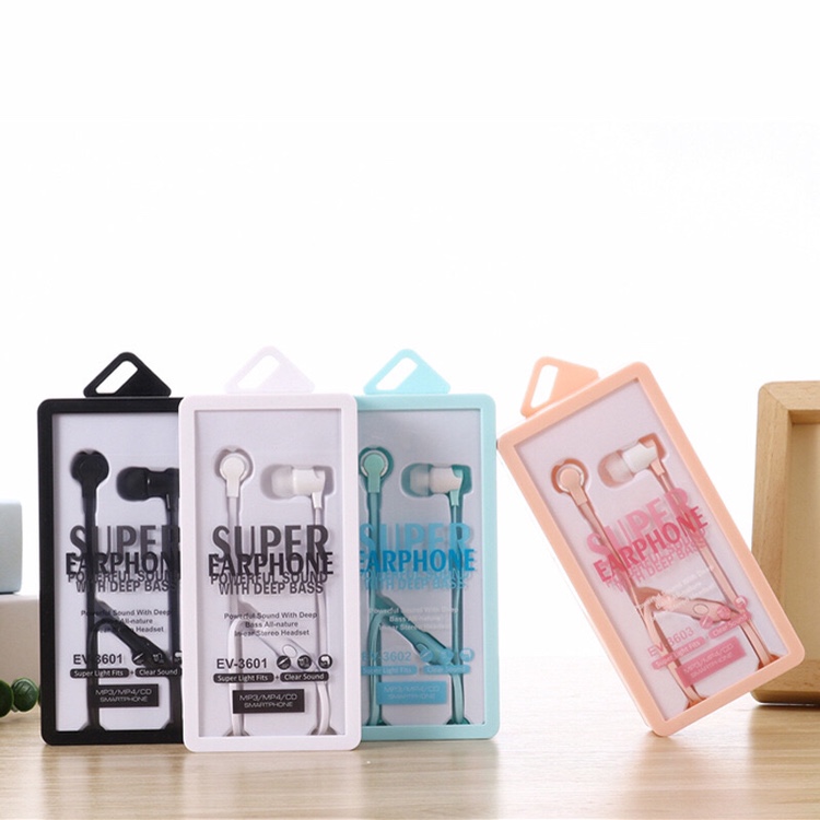 The new Macaron student gift earphone in-ear bass line control mic is available for Apple Android hands thumbnail