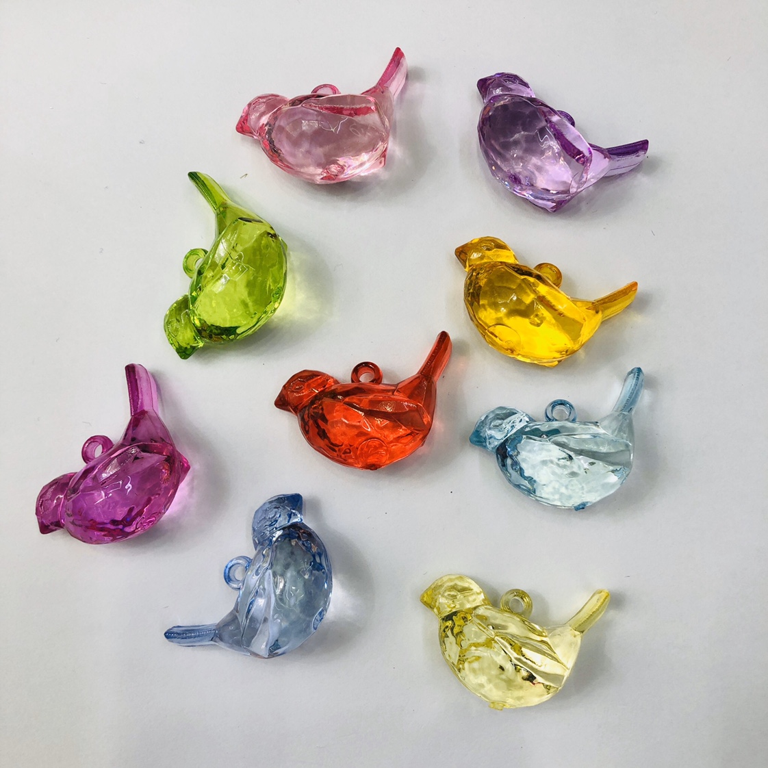 厂家直销亚克力鸟儿童乐园水晶玩具工艺品摆件521#20*36mm产品图