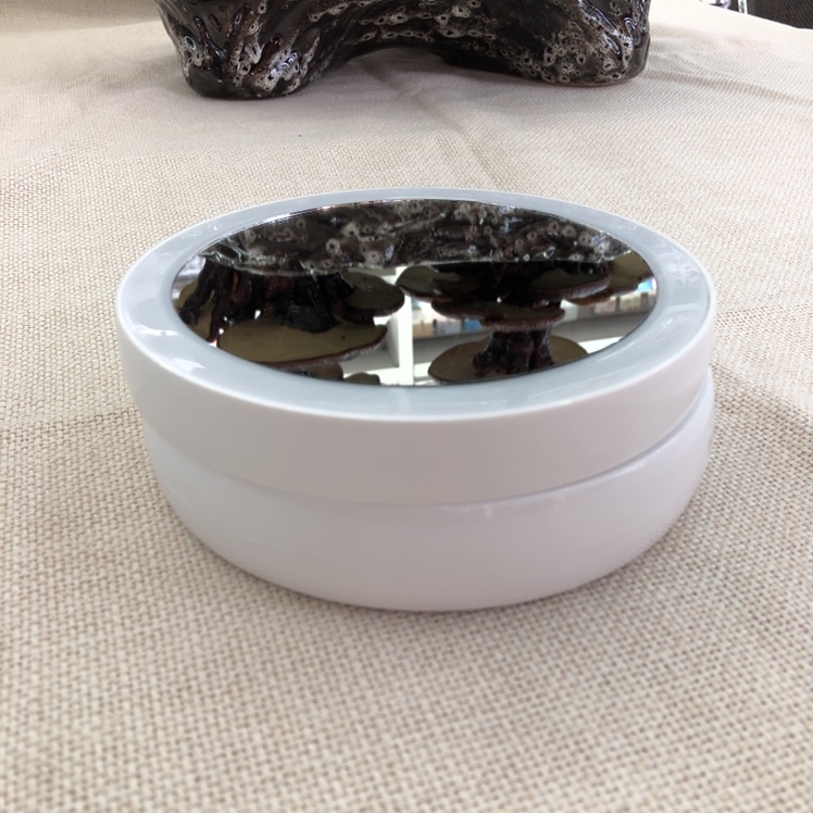 可折叠化妆镜带灯led台式桌面镜学生便捷补光美妆宿舍镜子白底实物图