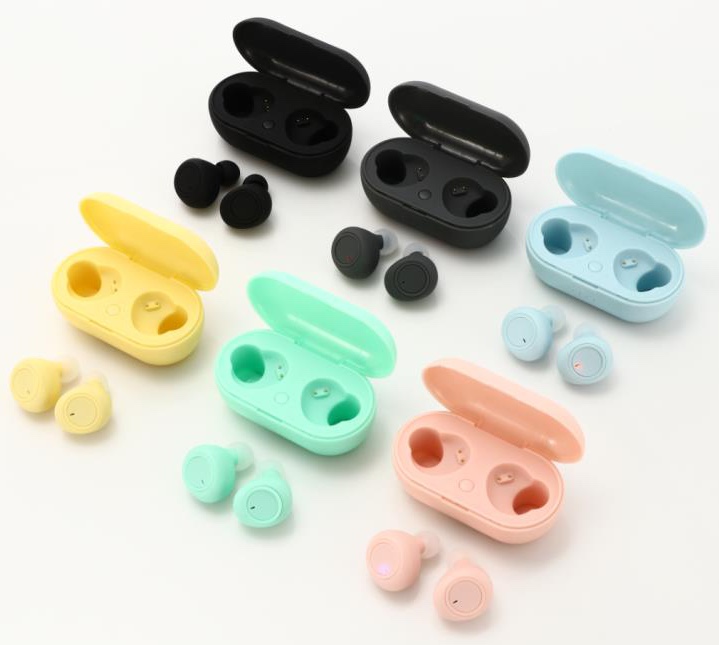 Tws-v1 TWS dual-ear Bluetooth headphones come with earbuds and a charging case, ensuring stable quality details Picture