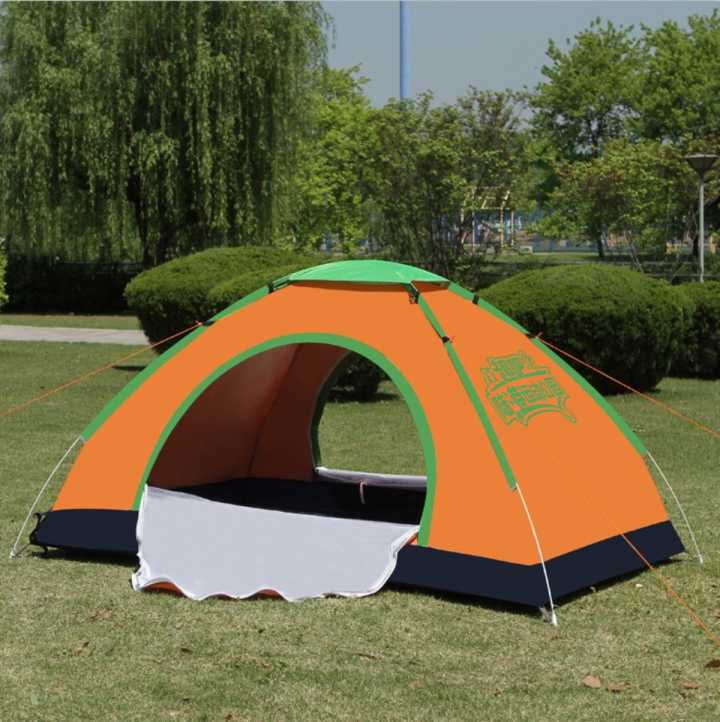 Factory direct sales of outdoor automatic camping tents for 3-4 people, quick-release hand-thrown camping tents