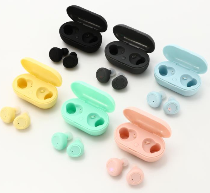 Tws-v1 TWS dual-ear Bluetooth headphones come with earbuds and a charging case, ensuring stable quality