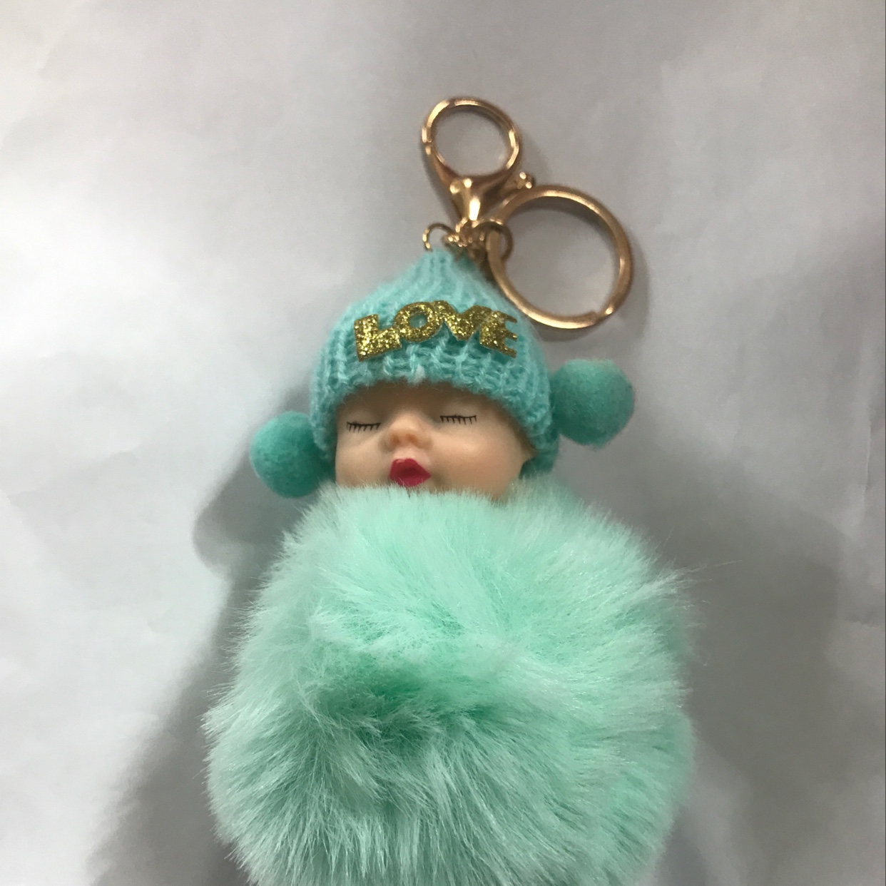 Sleeping plush doll keychain Sleeping plush doll keychain
