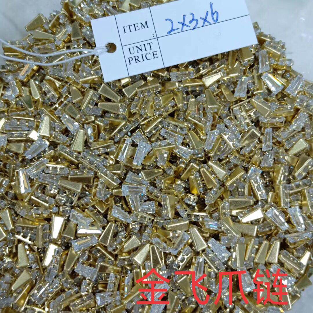 Golden flying claw chain describe pic - 5