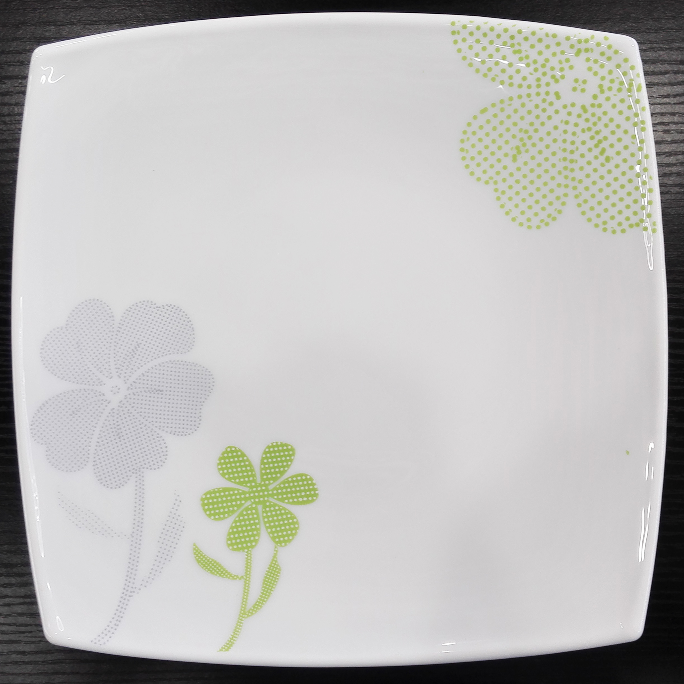 Yiwu Quality goods 29-head milky white glass tableware, including bowls, plates and plates, available with gold edges or baked flower patterns, as gifts for home use pic 2