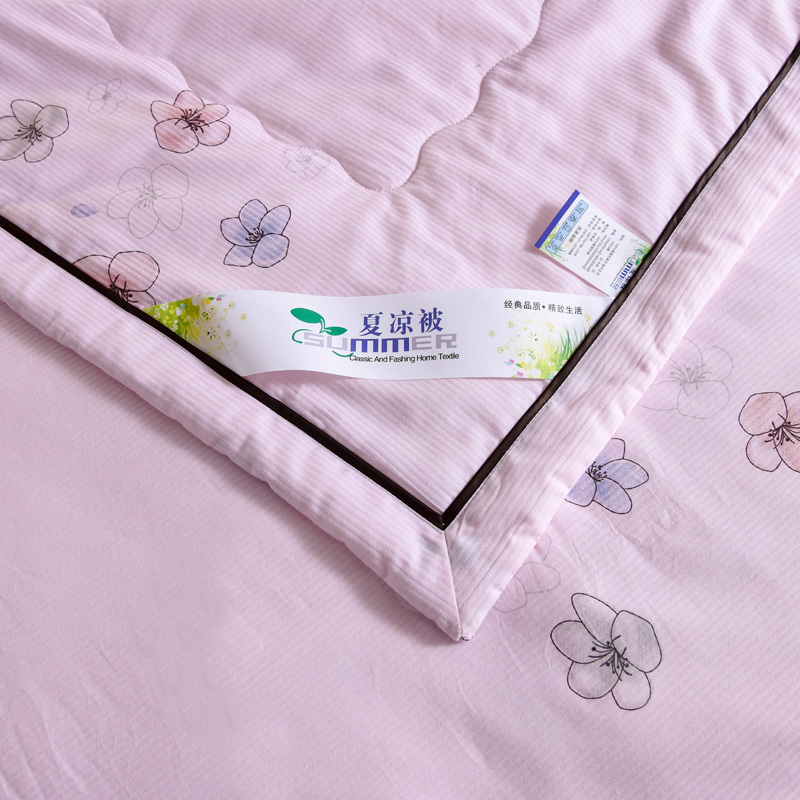 Cotton Small Jacquard Printed Summer Quilt details Picture