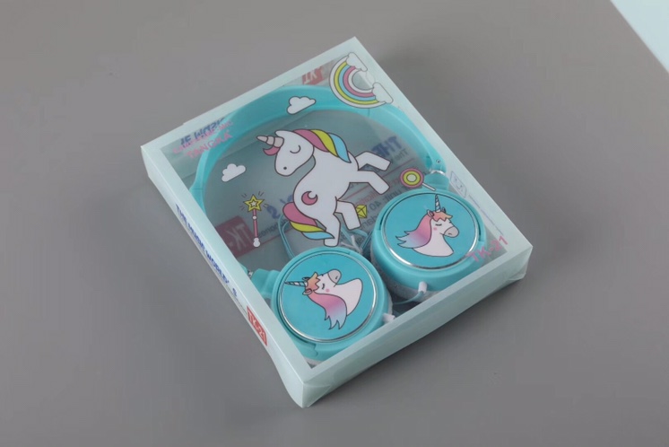 Tk-21 Thangka head-mounted Unicorn Headphone advertising DIY headphones of choice