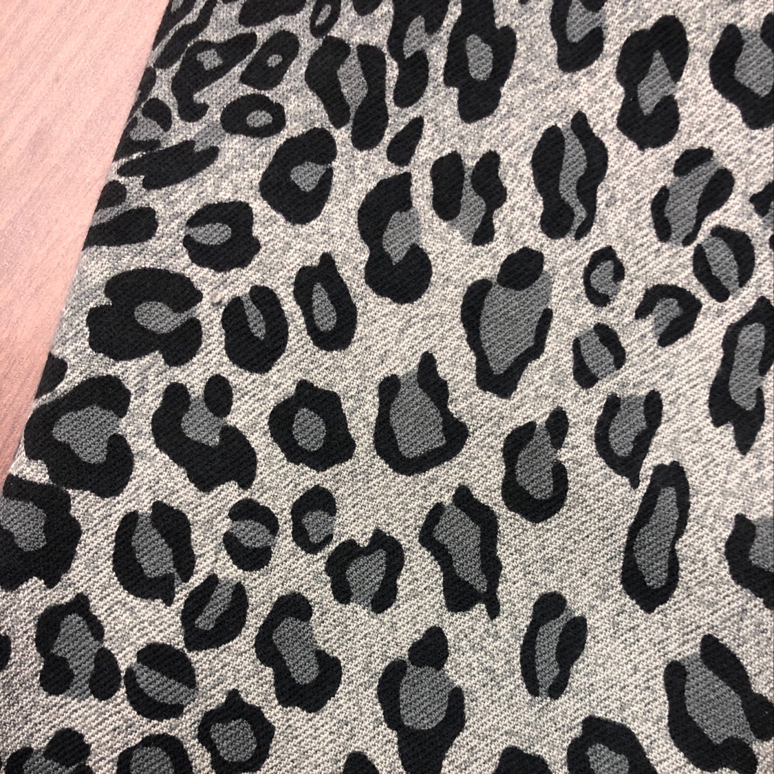 Leopard Print Scarf Specification drawing