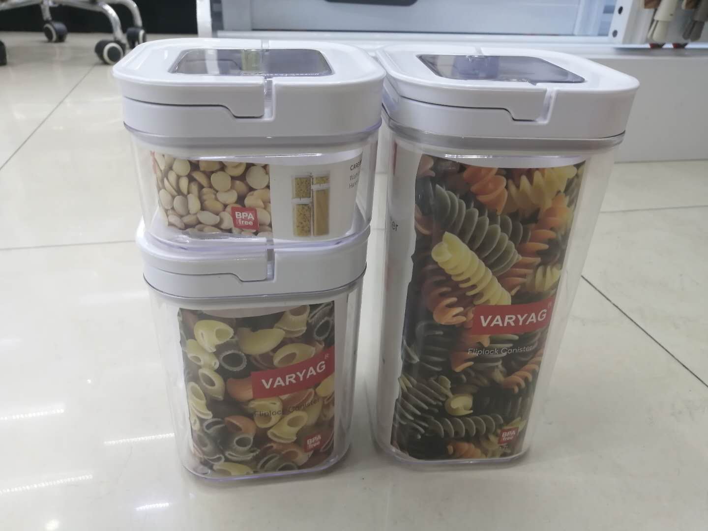 义乌好货密封罐透明塑料厨房香料食品坚果咖啡豆储物罐家用收纳盒