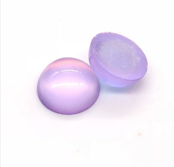 Xinrui's best-selling cat-eye DIY handmade hairpin with resin flat bottom 10mm, factory direct sales of jewelry accessories details Picture