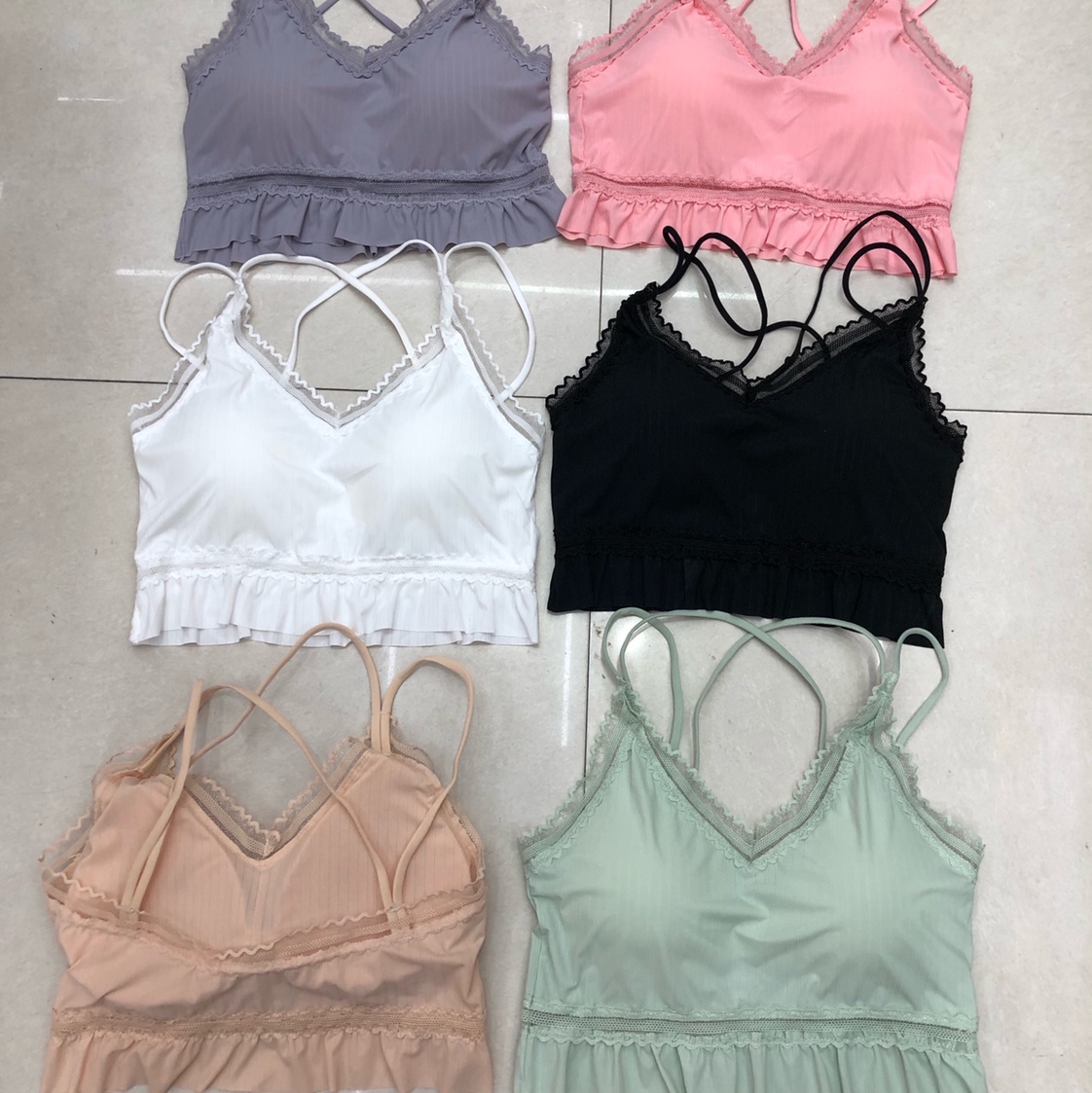 2025款、冰丝螺纹花边、美背、均码、弹力大