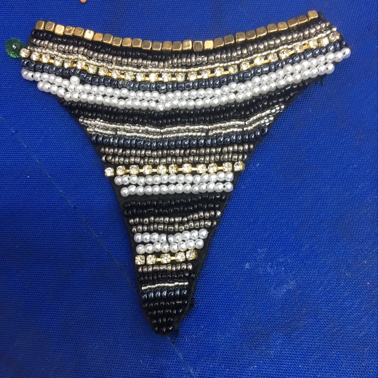 Hand Stitched Bead Shoe Flower Application Scenario