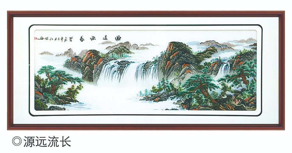 Yiwu Good Goods Manufacturers Direct Embroidery Suzhou Embroidery Painter Living Background Painting details Picture
