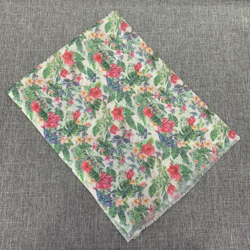 European and American fashion Instagram-style printed scarf thumbnail